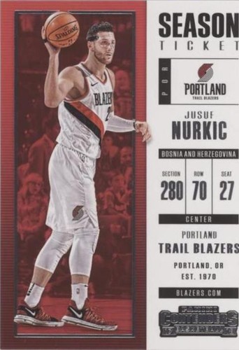 2017-18 Panini Contenders - Jusuf Nurkic #61