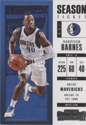 2017-18 Panini Contenders - Harrison Barnes #46