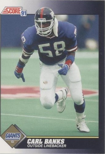 1991 Score Carl Banks #518
