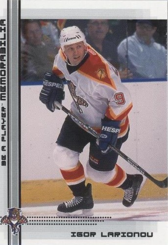 2000-01 In the Game Be A Player Memorabilia - Igor Larionov #490