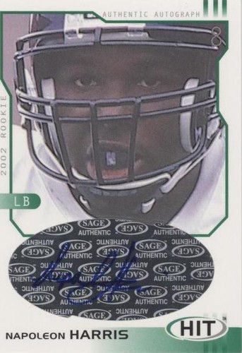2002 SAGE Hit Napoleon Harris #H38