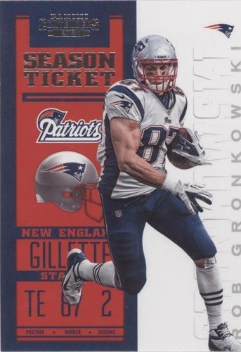 2012 Panini Contenders Rob Gronkowski #58