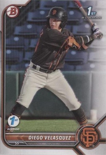 2022 Bowman 1st Edition - Diego Velasquez #BPPF-110