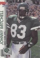 1992 Pro Set Johnny Mitchell #603