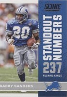 2017 Score Barry Sanders #6