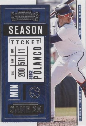 2020 Panini Contenders - Jorge Polanco #83
