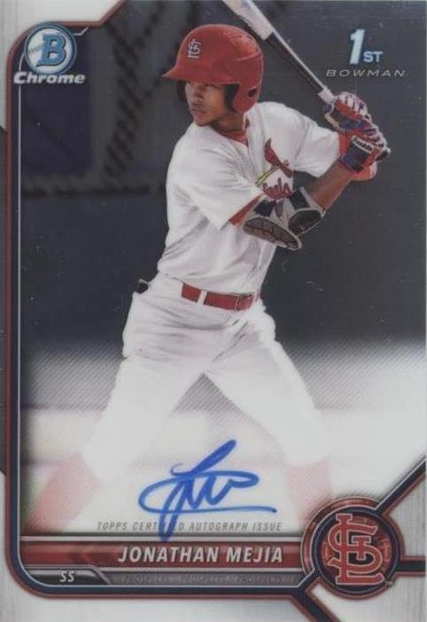 2022 Bowman Chrome - Jonathan Mejia #CPA-JM