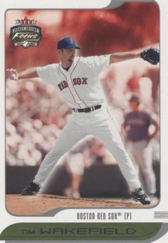 2002 Fleer Focus Jersey Edition - Tim Wakefield #71