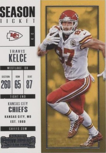 2017 Panini Contenders Travis Kelce #68