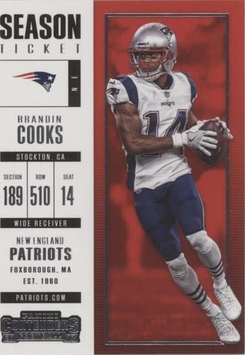 2017 Panini Contenders Brandin Cooks #97