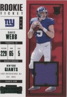 2017 Panini Contenders Davis Webb #SW-5
