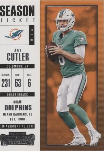 2017 Panini Contenders Jay Cutler #92