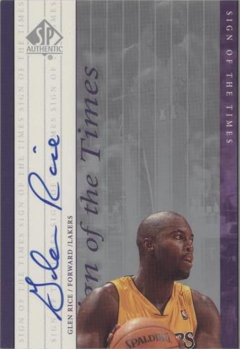 1999-00 SP Authentic - Glen Rice #GR