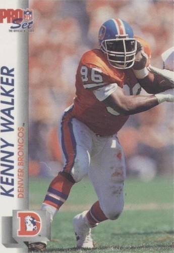 1992 Pro Set Kenny Walker #490