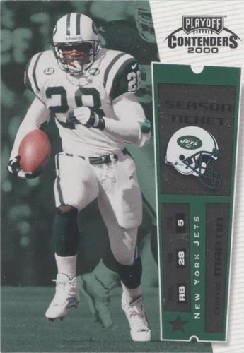 2000 Playoff Contenders Curtis Martin #61