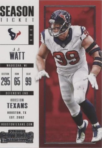 2017 Panini Contenders J.J. Watt #14