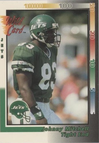 1992 Wild Card Johnny Mitchell #393