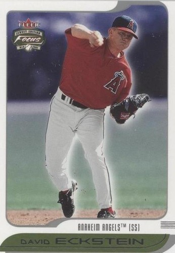 2002 Fleer Focus Jersey Edition - David Eckstein #154