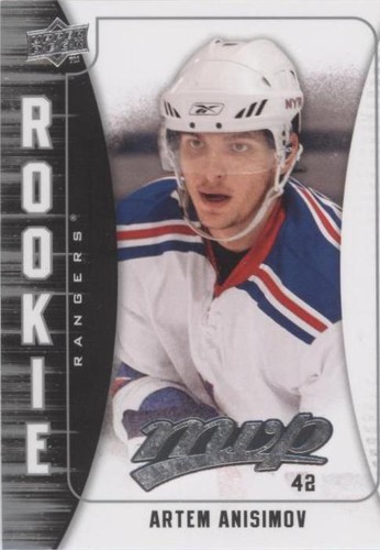 2009-10 Upper Deck MVP - Artem Anisimov #314