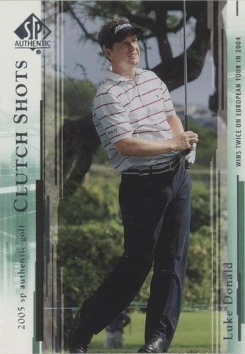 2005 SP Authentic - Luke Donald #60