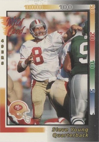 1992 Wild Card Steve Young #349