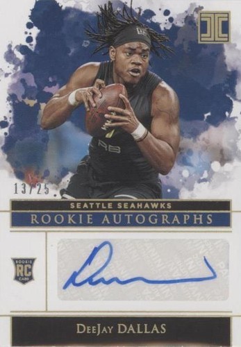 2020 Panini Impeccable DeeJay Dallas #168