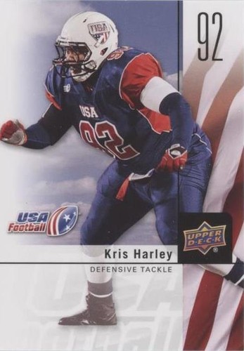 2011-12 Upper Deck USA Football Kris Harley #43
