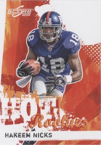 2009 Score Hakeem Nicks #11