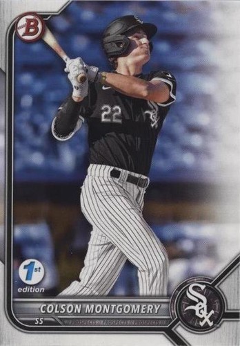 Colson Montgomery 2022 1st Bowman auto Red lava Refractor /5 ? | eBay