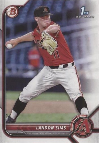 2022 Bowman Draft - Landon Sims #BD-72