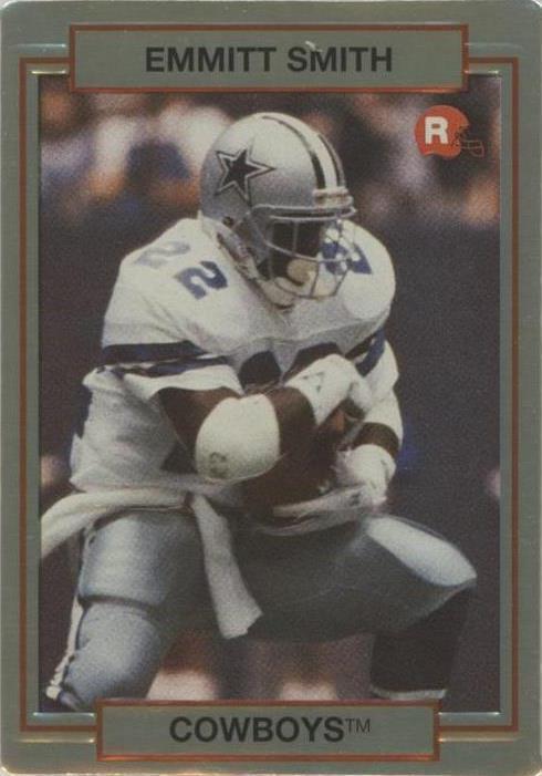 Actualización de novato 1990 llena de acción Emmitt Smith #34