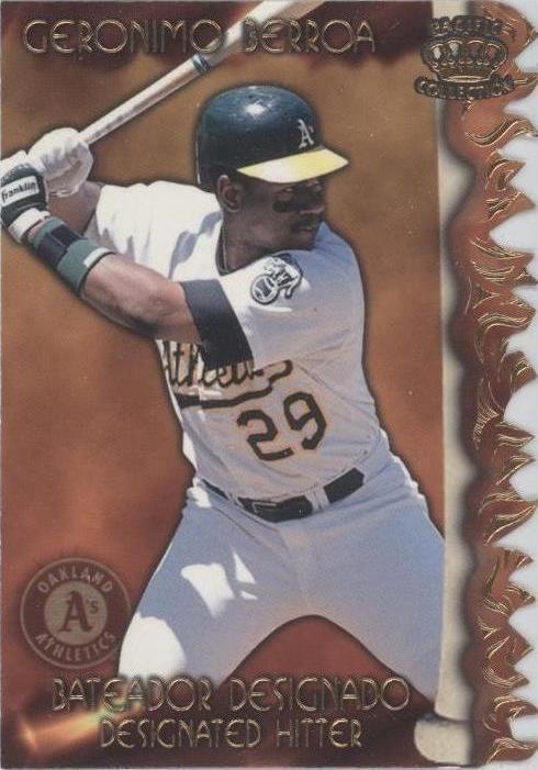 1997 Pacific Crown Collection Prism - Geronimo Berroa #SL-5C