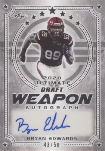 2020 Leaf Ultimate Draft Bryan Edwards #WA-BE1