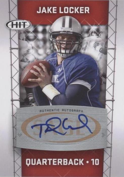 2011 SAGE Hit Jake Locker #A10