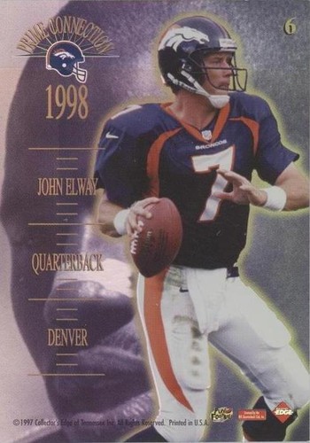 1998 Collector's Edge Advantage John Elway Terrell Davis #6