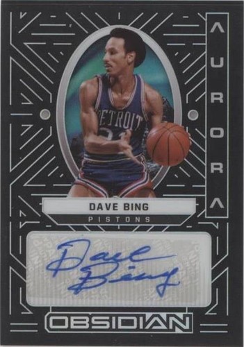 2021-22 Panini Obsidian - Dave Bing #AUR-DBG