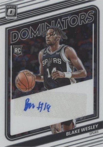 2022-23 Panini Donruss Optic - Blake Wesley #RDS-BWS