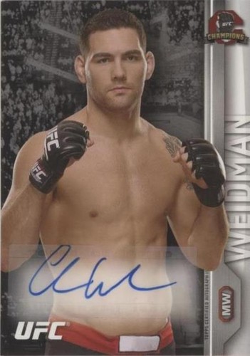 2015 Topps UFC Champions - Chris Weidman #FA-CW