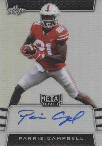 2019 Leaf Metal Draft Parris Campbell #BA-PC1