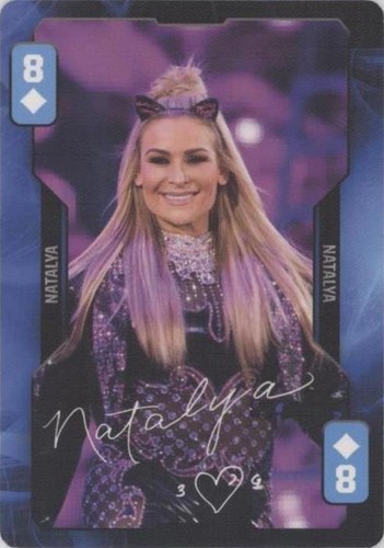 2019 Aquarius WWE Divas Evolution Playing Cards - Natalya #8D