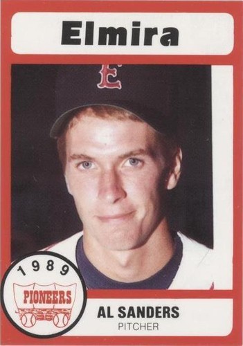 1989 Bill Pucko Elmira Pioneers - Al Sanders #19