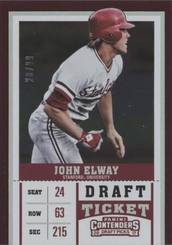 2017 Panini Contenders Draft Picks - John Elway #10