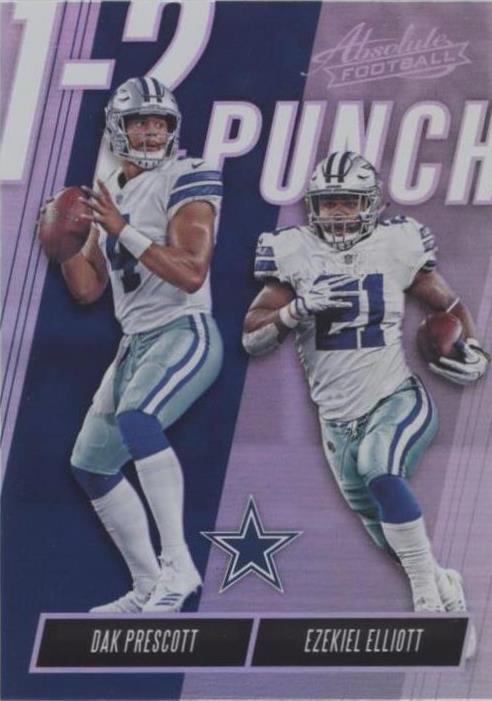 2018 Panini Absolute Dak Prescott Ezekiel Elliott #OTP-DE