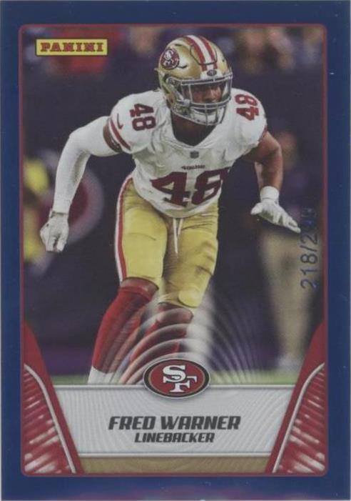 2019 Panini NFL Sticker Collection Fred Warner #57