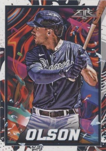 2022 Topps Fire - Matt Olson #137