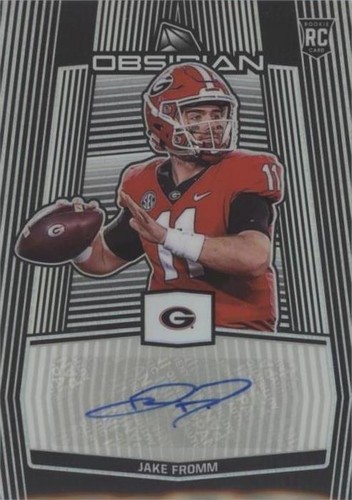 2020 Panini Obsidian Draft Picks Jake Fromm #46
