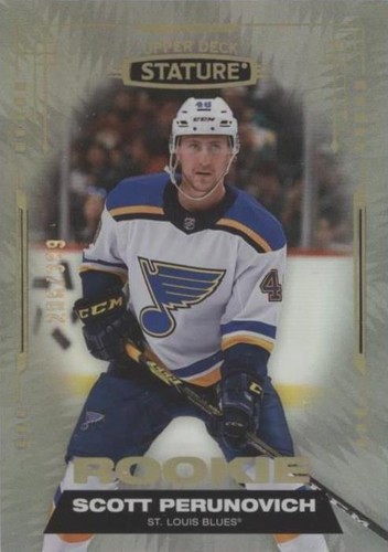 2021-22 Upper Deck Stature - Scott Perunovich #180