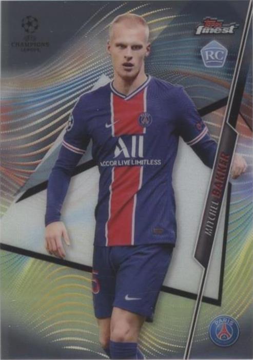 2020-21 Topps Finest UCL Mitchel Bakker #72