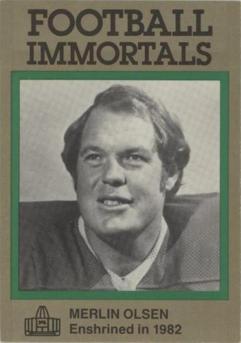 1985-88 Football Immortals Merlin Olsen #94