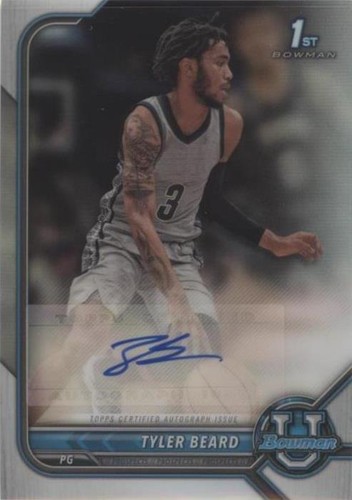 2021-22 Bowman University - Tyler Beard #BCPA-TBE